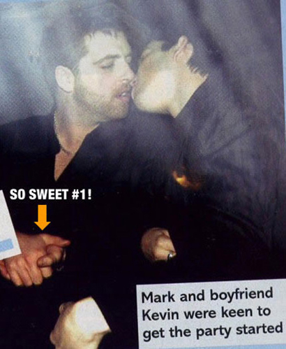 mark and kevin kiss